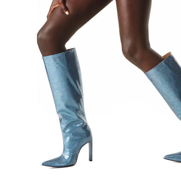 AREA**Glitter Patent Leather Boots**US 6 $880 - Picture 5 of 8